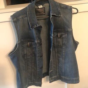 Jean jacket vest